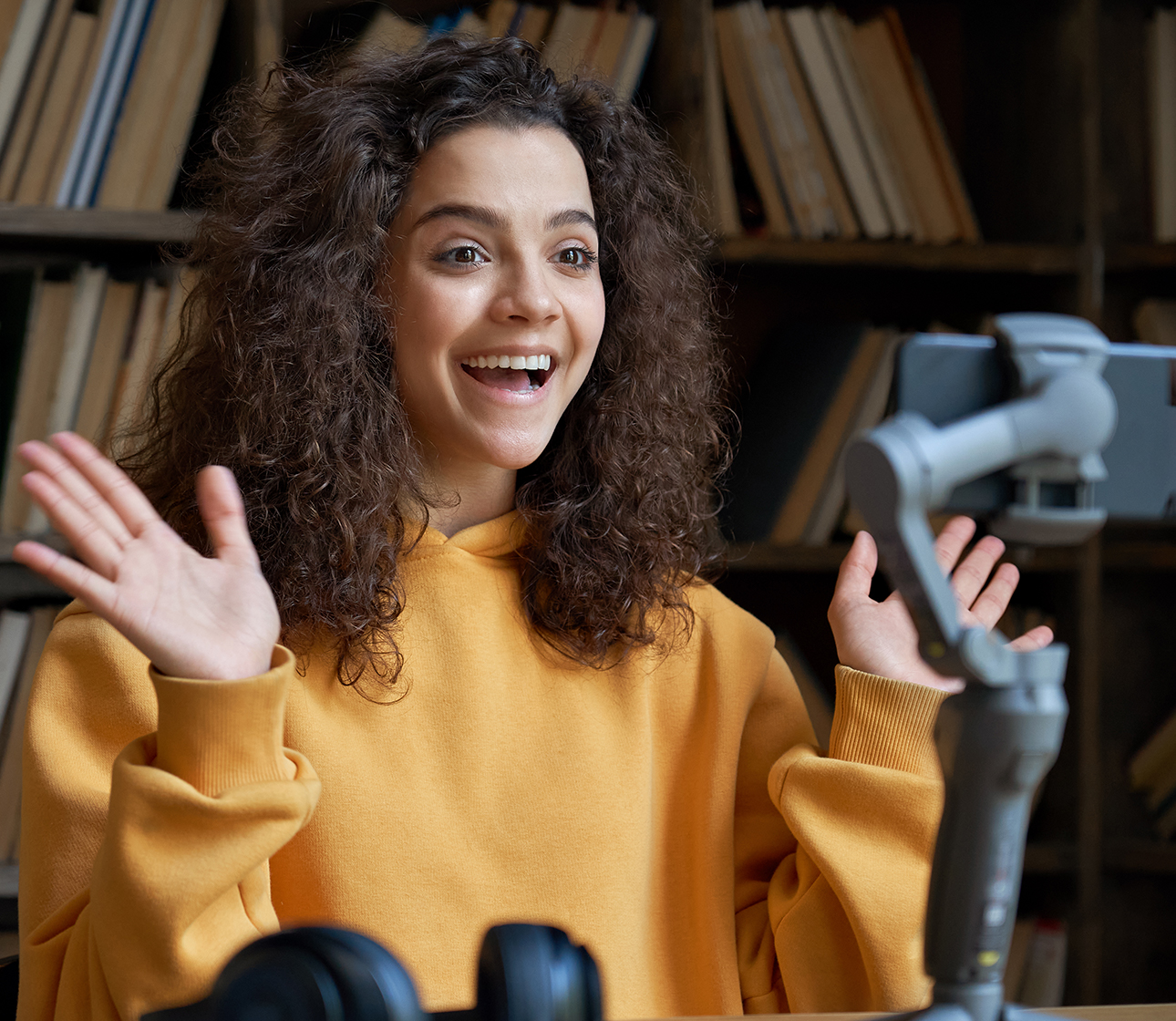 girl-smiling-at-phone